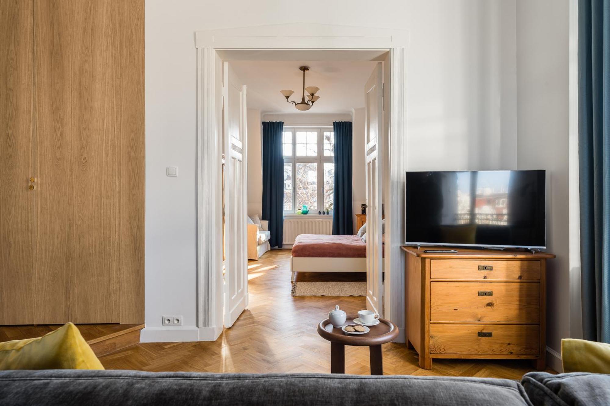 Sanhaus Apartments - Chopina 13 - Apartamenty W Centrum, 5 Minut Od Plazy I Deptaka ソポト 部屋 写真